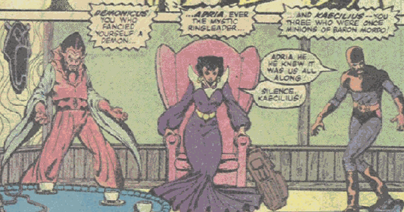 Kaecilius as he appears in 1982's Doctor Strange #56